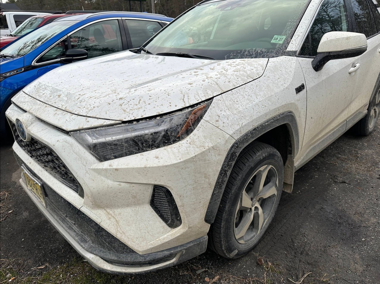 Exterior detailing before result from A-1 Detailing